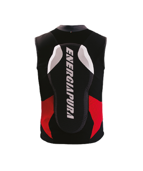 Chránič ENERGIAPURA Gilet Protector Black/Optical White/Red - 2023/24