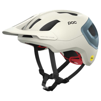 Cyklistická helma POC Axion Race MIPS Selentine Off-White - 2024