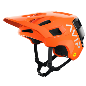 Cyklistická helma POC Kortal Race MIPS Fluorescent Orange AVIP/Uranium Black Matt - 2024