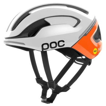 Cyklistická helma POC Omne Beacon MIPS Fluorescent Orange AVIP/Hydrogen White - 2024