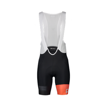 Cyklistické kraťasy POC Essential Road VPDS BIB Shorts Uranium Black/Hydrogen White - 2024