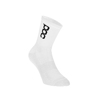 Cyklistické ponožky POC Essential Road Sock Short Hydrogen White  - 2024