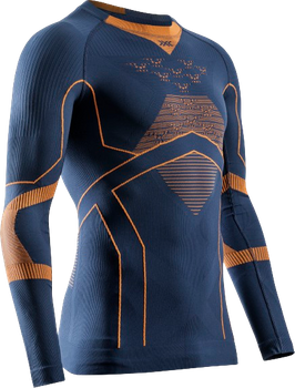 Funkční triko X-bionic Energy Accumulator Light Shirt LS Marine/Orange - 2024/25