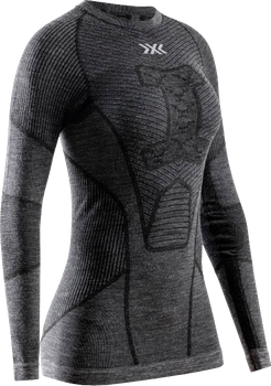 Funkční triko X-bionic Symbio Merino Shirt LS WMN Rhino Grey - 2024/25