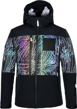 Lyžařská bunda ENERGIAPURA Flaine Jacket Black/Reflex Path - 2022/23