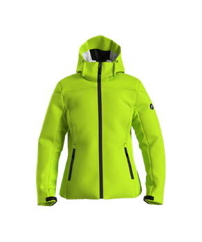 Lyžařská bunda ENERGIAPURA Jacket With Hood Flond Lady Unicolor Acid Green - 2023/24