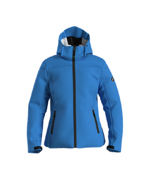 Lyžařská bunda ENERGIAPURA Jacket With Hood Flond Lady Unicolor Turquoise - 2023/24