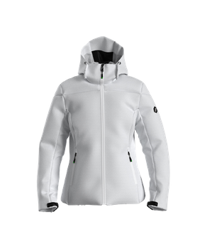 Lyžařská bunda ENERGIAPURA Jacket With Hood Flond Lady Unicolor White - 2023/24