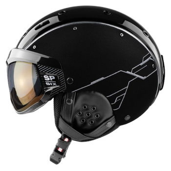 Lyžařská helma Casco SP-6 Limited Circuit Black Silver - 2024/25