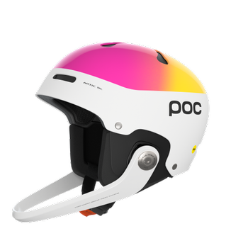 Lyžařská helma POC Artic SL Mips Speedy Gradient Fluorescent Pink/Aventurine Yellow - 2022/23