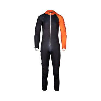 Lyžařská kombinéza POC Skin Gs Jr Uranium Black/Zink Orange  - 2022/23