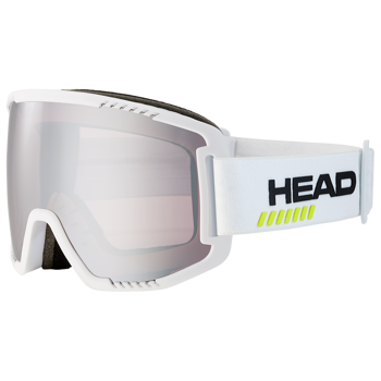 Lyžařské brýle HEAD Contex Pro 5k Race Chrome/White + náhradní zorníky - 2022/23