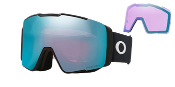 Lyžařské brýle Oakley Line Miner Pro L Matte Black Prizm Sapphire + náhradní zorníky Prizm Iced - 2024/25