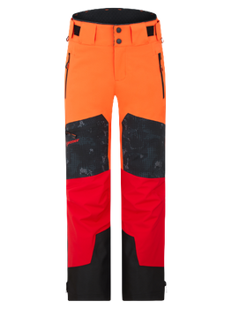 Lyžařské kalhoty Ziener Tewes Full-Zip Junior Teamwear Red Orange Pop - 2024/25