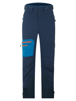 Lyžařské kalhoty Ziener Tewes Full-Zip Teamwear Lady Blue Foggy Print Dark Navy - 2024/25