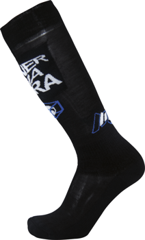 Lyžařské ponožky ENERGIAPURA Long Socks Hovet Black/White/Blue - 2022/23