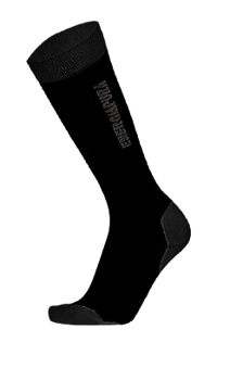 Lyžařské ponožky ENERGIAPURA Long Socks Top Silk Anthracite - 2022/23