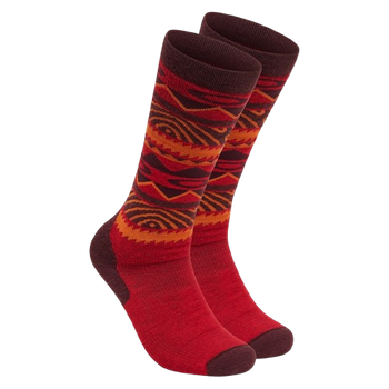 Lyžařské ponožky Oakley Wandrelust Perf Socks 2.0  Grenache Norway Pattern