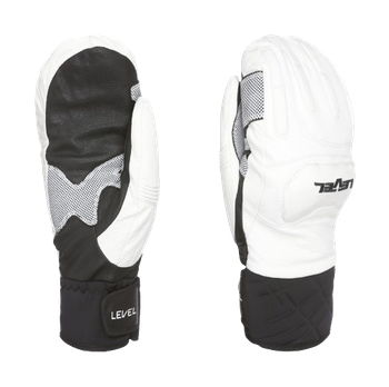 Lyžařské rukavice LEVEL Race Mitt Black-White - 2024/25