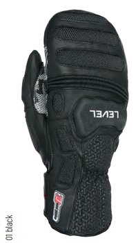 Lyžařské rukavice LEVEL SQ CF Mitt Black - 2022/23