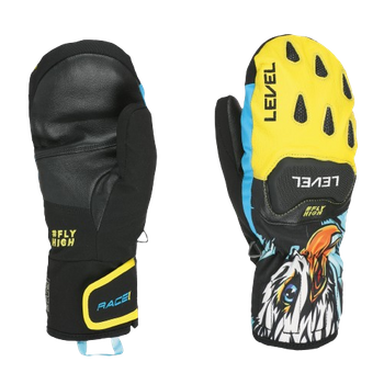 Lyžařské rukavice Level Race Replica Mitt Yellow-Blue - 2024/25