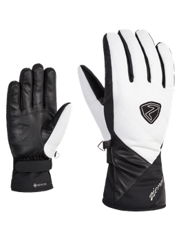 Lyžařské rukavice Ziener Kamea GTX Lady Glove Black White - 2024/25