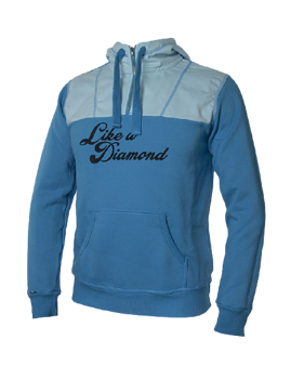 Mikina ENERGIAPURA Sweatshirt Svarte Like A Diamond Turquoise