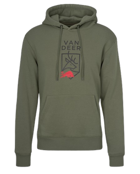 Mikina s kapucí Van Deer Logo Hoodie Khaki - 2024/25