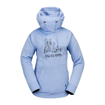 Mikina s kapucí Volcom Hydro Riding Hoodie Crystal Blue - 2024/25