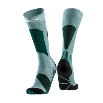 Ponožky X-socks Ski Discover OTC WMN Sage Green/English Lawn - 2024/25