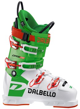 Sjezdové boty Dalbello DRS 110 White/Green Race - 2024/25