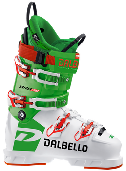 Sjezdové boty Dalbello DRS 130 White/Green Race - 2024/25