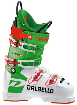 Sjezdové boty Dalbello DRS WC XS White/Green Race - 2024/25