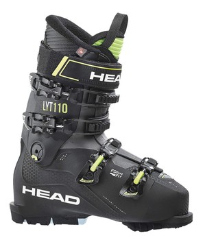 Sjezdové boty HEAD Edge LYT 110 GW Black/Yellow - 2022/23