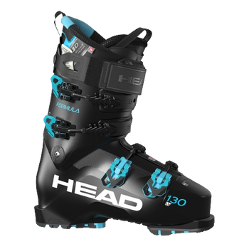 Sjezdové boty HEAD Formula 130 LV GW Black/Speed Blue - 2024/25