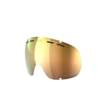 Sklo do brýlí POC Fovea Mid Race Lens Clarity Intense/Sunny Gold - 2023/24