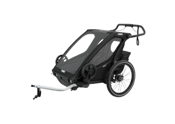 Sportovní vozík Thule Chariot Sport 2-seat Multisport Bike Trailer Midnight Black - 2024