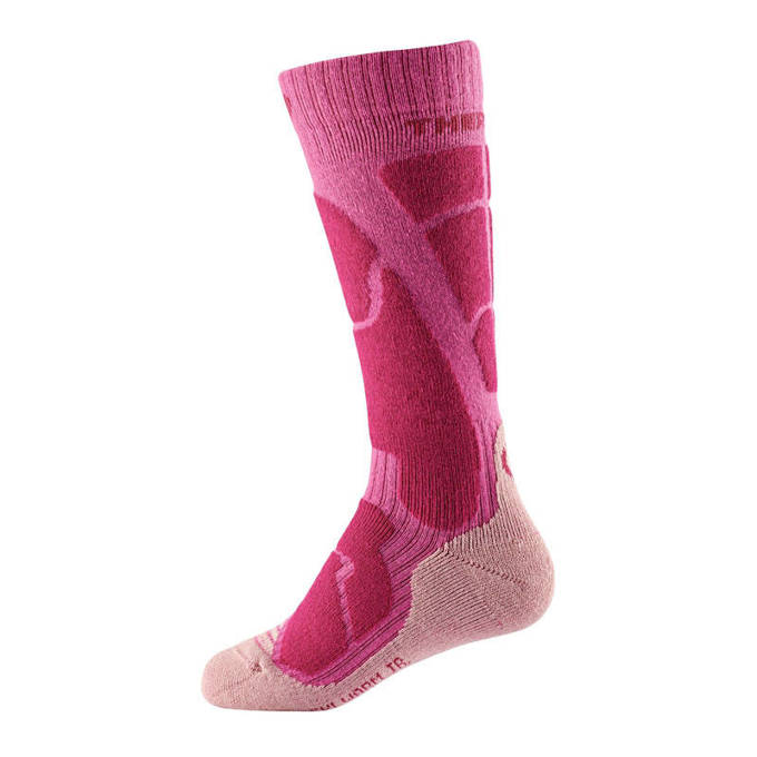  Vyhřívaná ponožky  Therm-ic Ski Warm Junior Pink/Coral - 2023/24