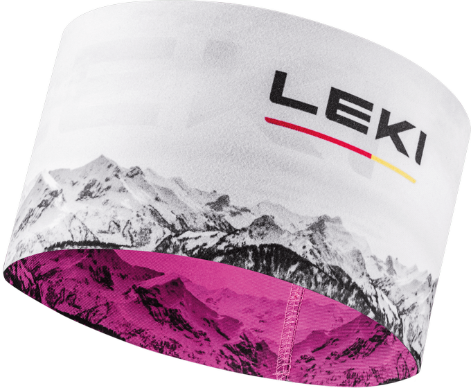 Čelenka LEKI XC Headband neonpink-white - 2023