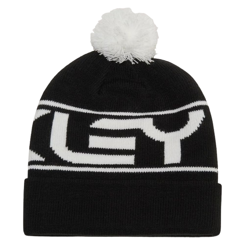 Čepice Oakley Factory Cuff Beanie Black/White Logo