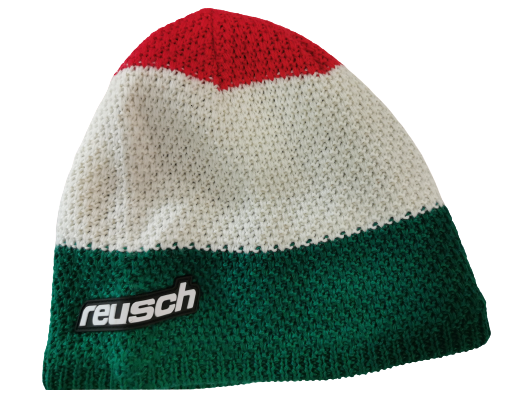 Čepice REUSCH Jacob Beanie Green/White/Red - 2021/22