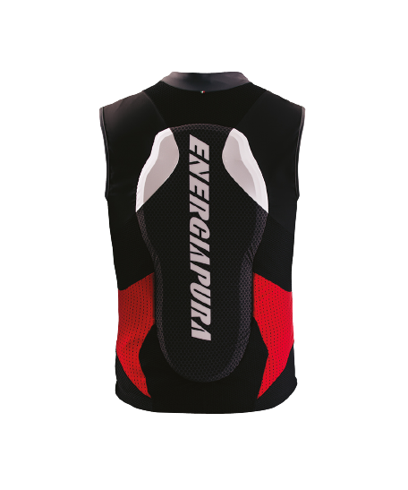 Chránič ENERGIAPURA Gilet Protector Black/Optical White/Red - 2023/24