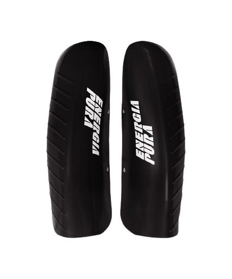 Chrániče holení ENERGIAPURA Shinguard Racing Black/White Senior - 2023/24