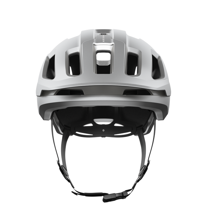 Cyklistická helma POC Axion Race MIPS Uranium Black/Argentite Silver Matt - 2023