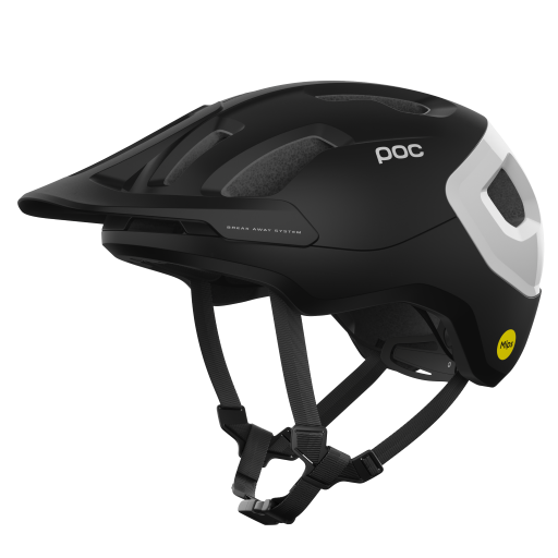 Cyklistická helma POC Axion Race MIPS Uranium Black Matt/Hydrogen White