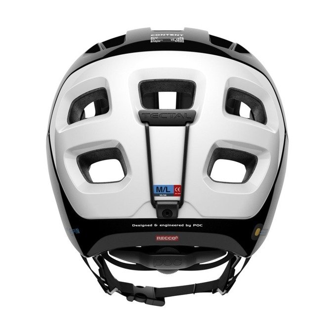 Cyklistická helma POC TECTAL RACE SPIN URANIUM BLACK/HYDROGEN WHITE - 2021