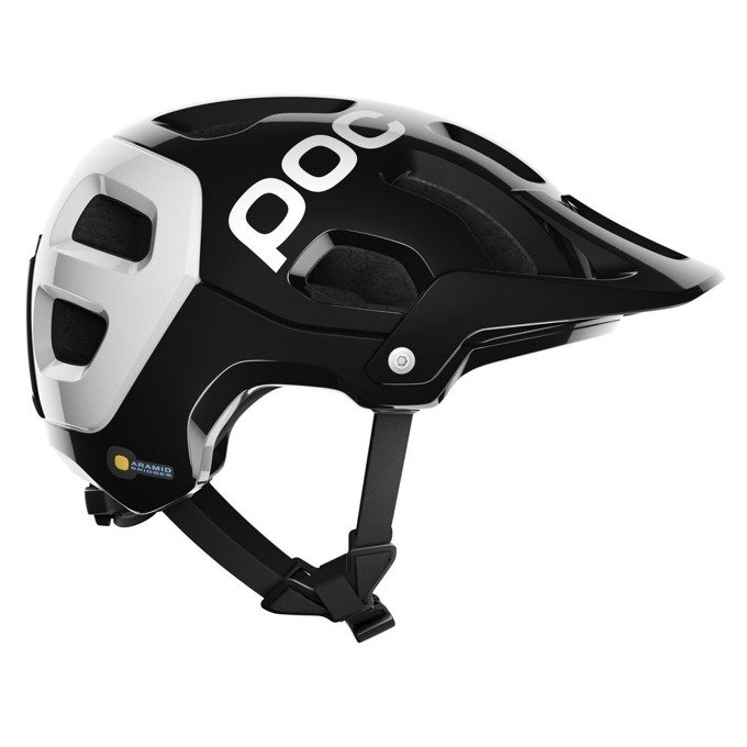 Cyklistická helma POC TECTAL RACE SPIN URANIUM BLACK/HYDROGEN WHITE - 2021