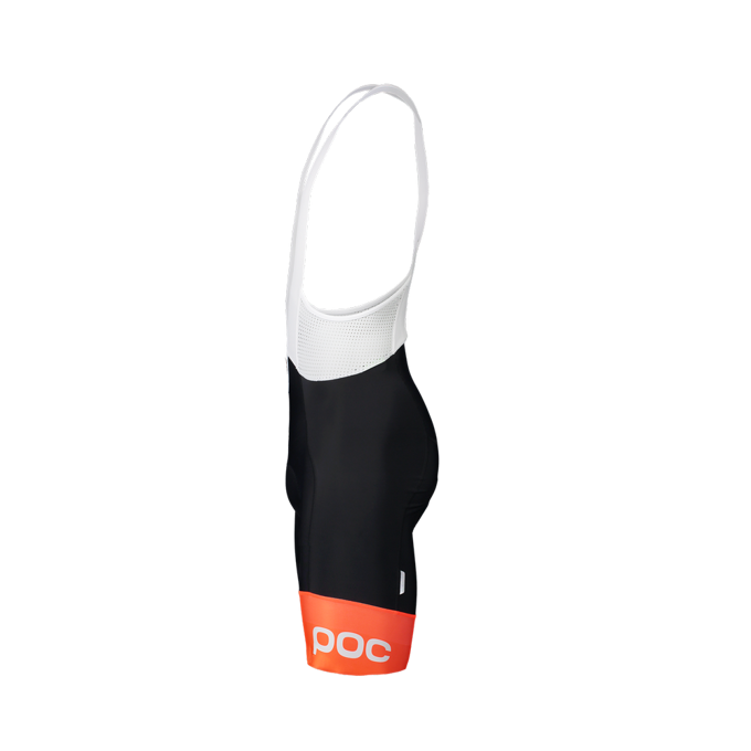 Cyklistické kraťasy POC Essential Road VPDS BIB Shorts Uranium Black/Hydrogen White - 2024