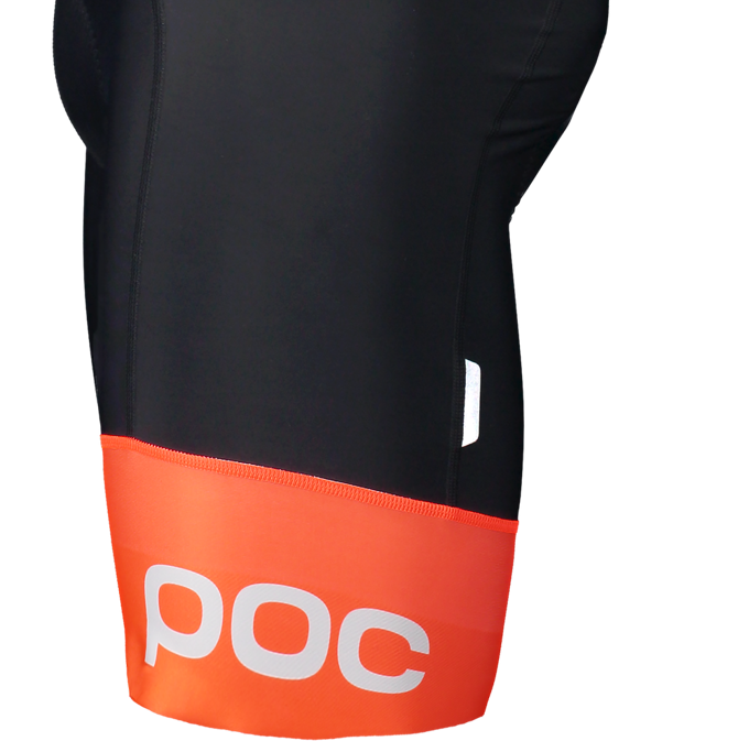 Cyklistické kraťasy POC Essential Road VPDS BIB Shorts Uranium Black/Hydrogen White - 2024