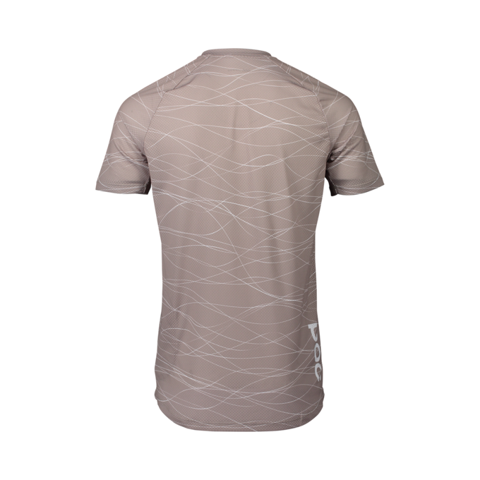 Cyklistický dres POC MTB Pure Tee Lines Moonstone Grey - 2021